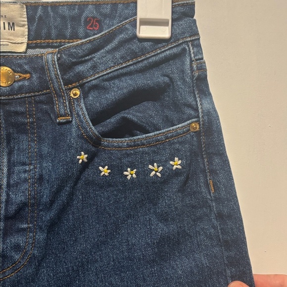 SEZANE straight leg embroidered jeans - Picture 5 of 8